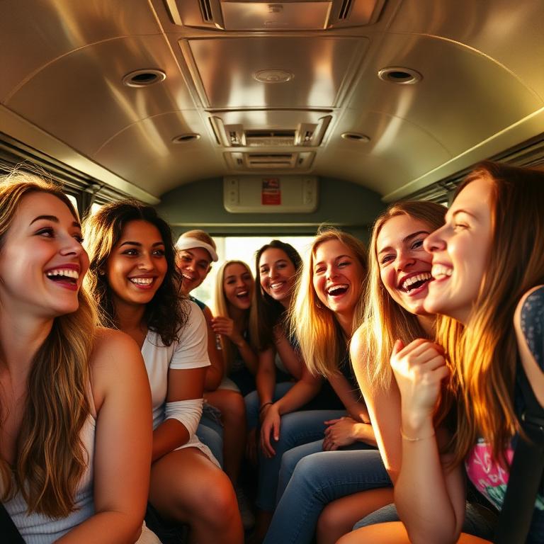 Happy guests enjoying Quincy Valley Shuttle & Tours 1